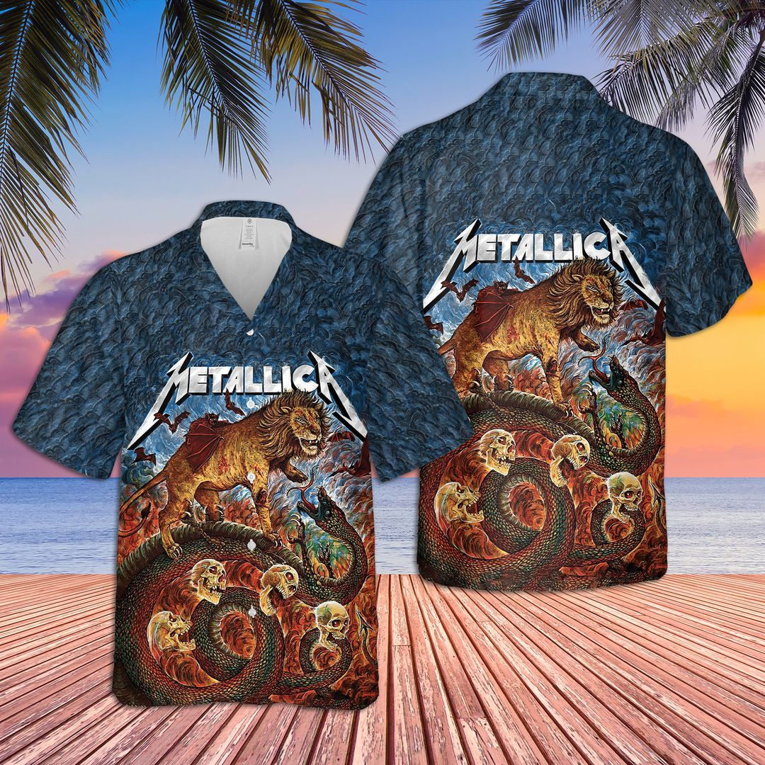 Metallica Hawaiian Shirt MTHW06