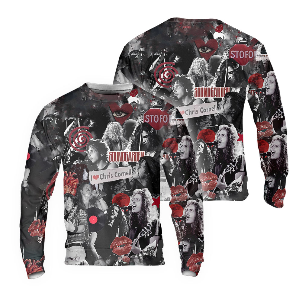 Soundgarden All Over Print Shirt MC SGD3DSMC130425 (1)