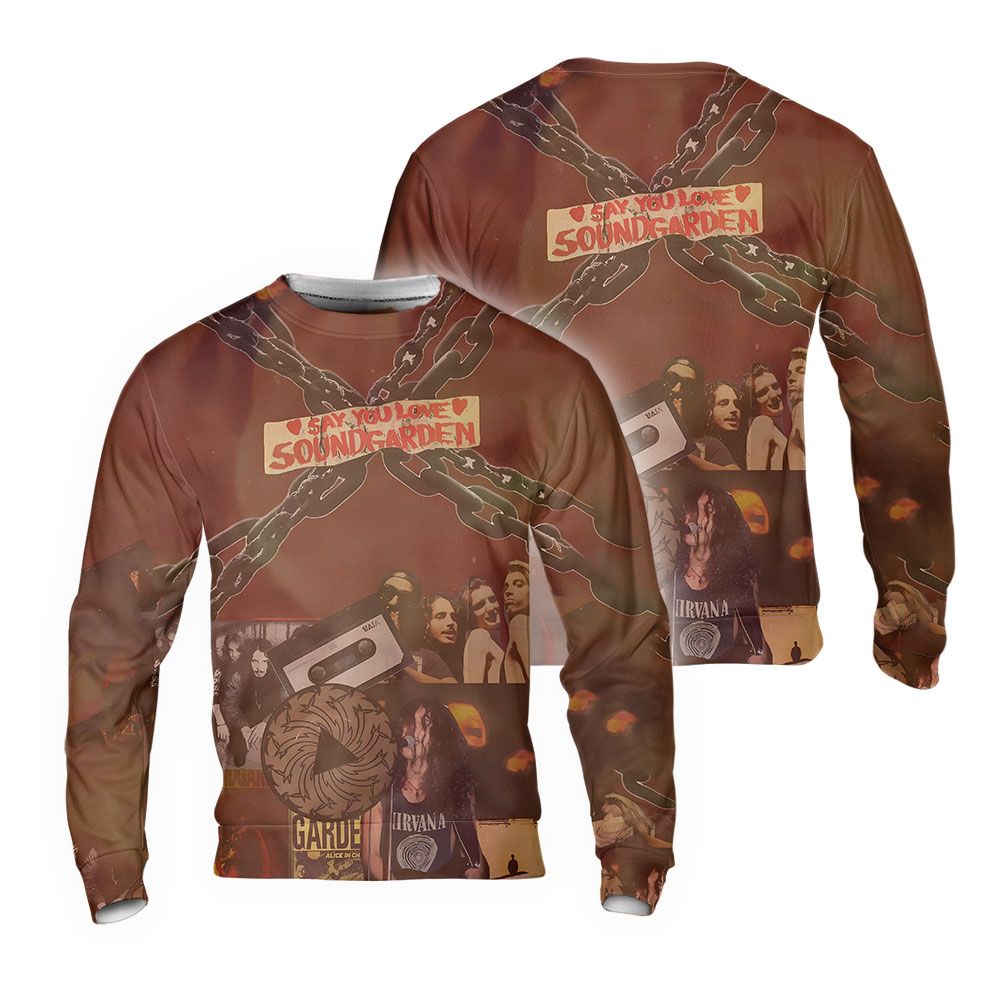 Soundgarden All Over Print Shirt MC SGD3DSMC130425 (30)