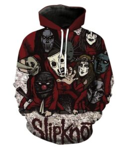 Slipknot All Over Print Hoodie DL SLAOPHD230102