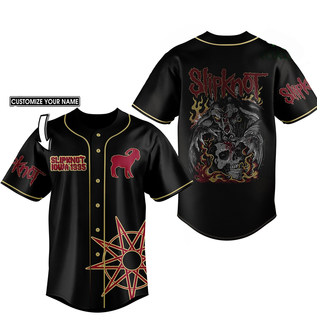 Slipknot Limited Baseball Jersey DL SLBJ150901