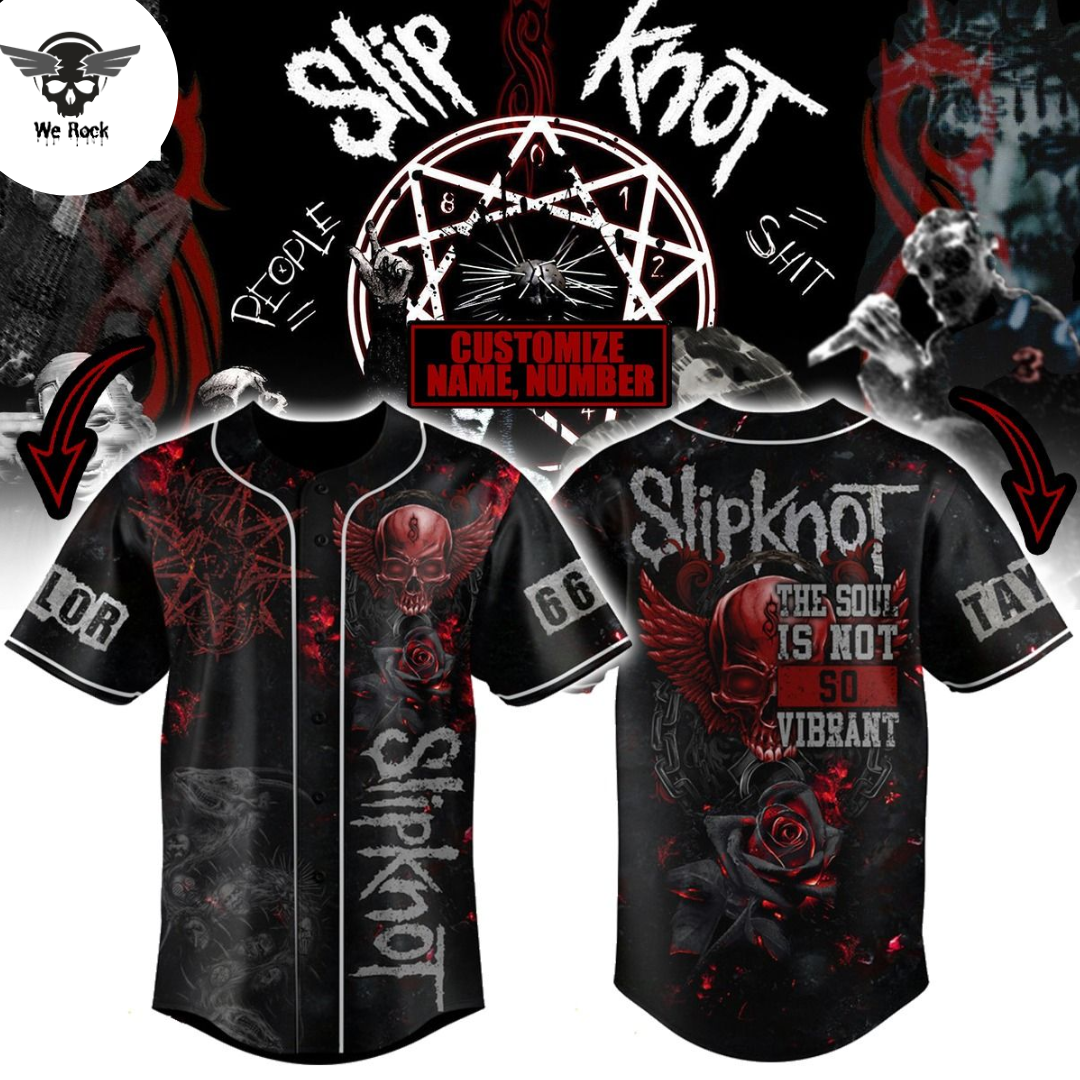 Slipknot Limited Baseball Jersey SLBJ17