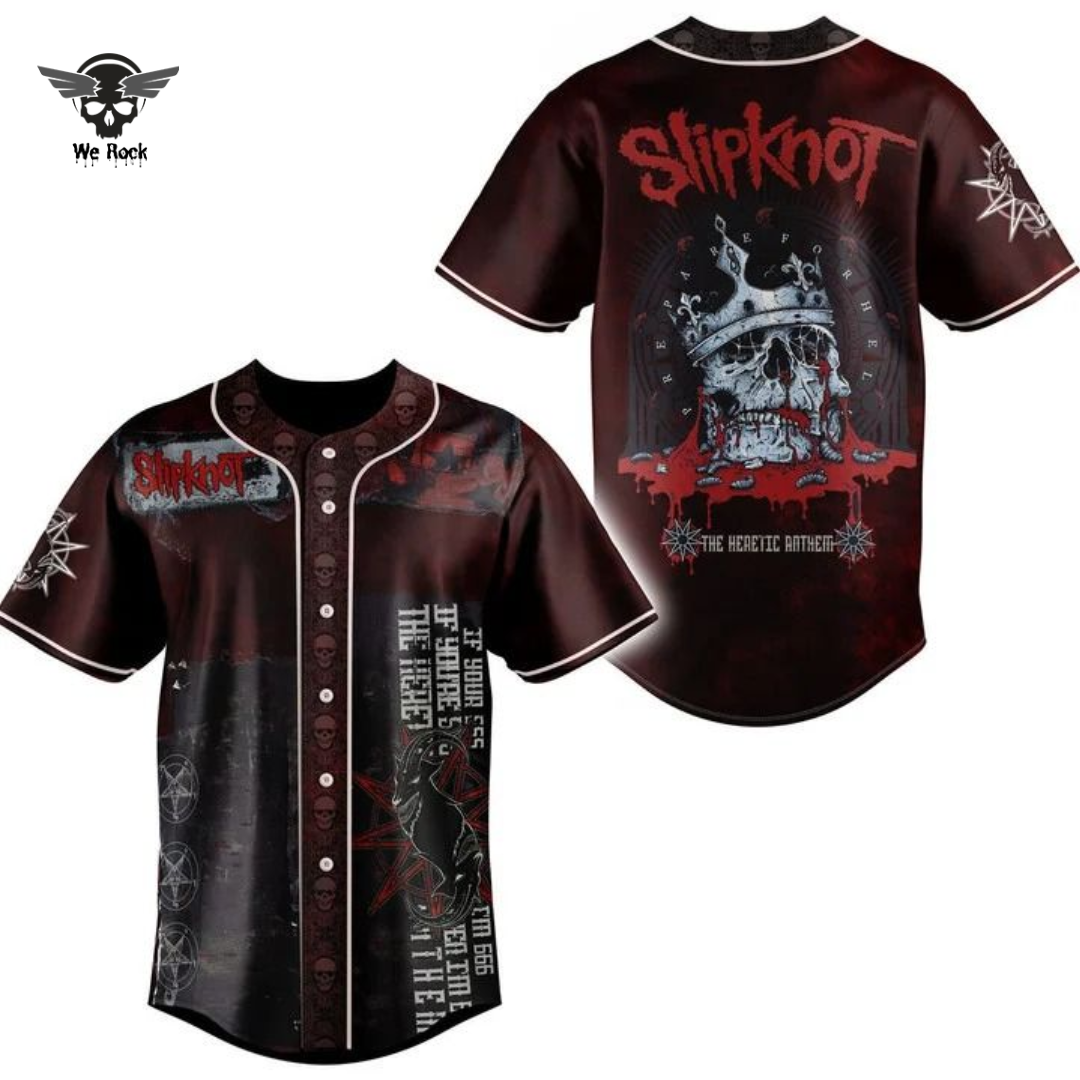 Slipknot Limited Baseball Jersey SLBJ20