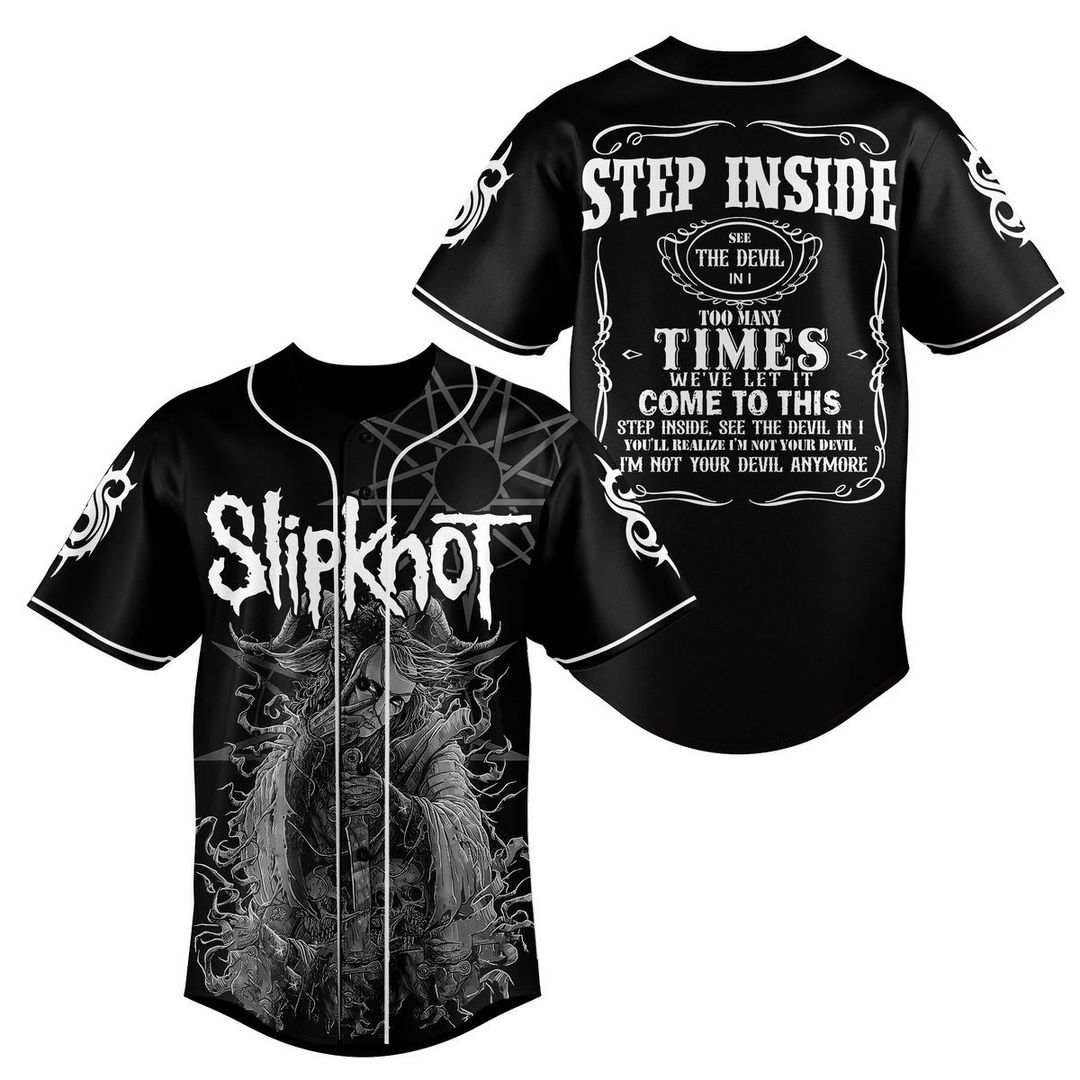 Slipknot Limited Baseball Jersey SLBJ23