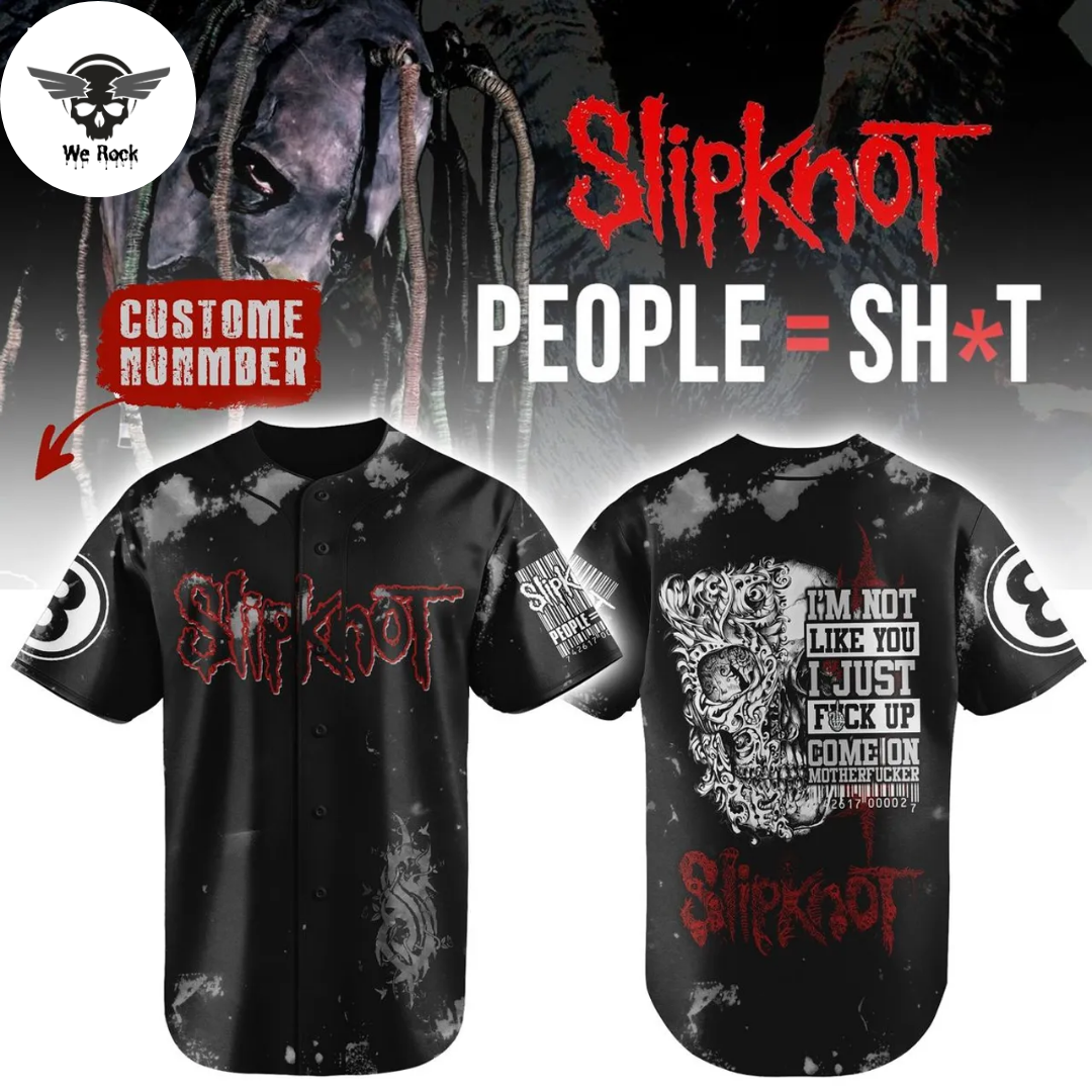 Slipknot Limited Baseball Jersey SLBJ28